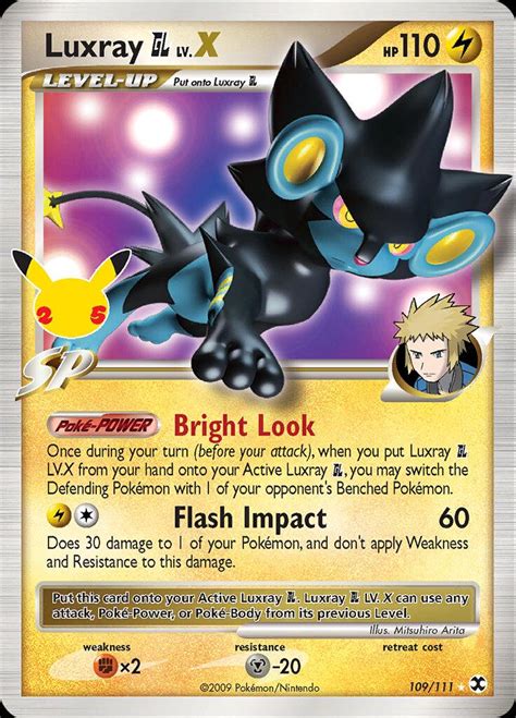 luxray lv x celebrations|pokemon celebrations luxray 109.